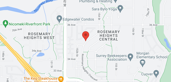 map of 3515 ROSEMARY HEIGHTS CRESCENT